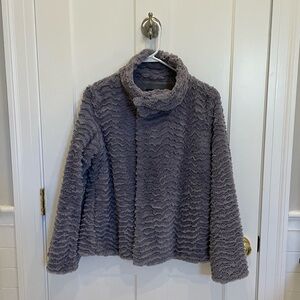 Women's Patagonia Faux Fur spring and winter coat size M Grey